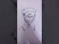 draw Ryomen sukuna from jujutsu Kaisen#jjk#anime#arushgaliyanarts