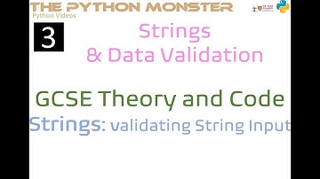 Monster Video 28: Strings - Validating User Input (High Defnition)