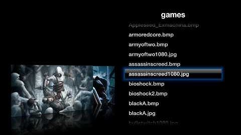 xbmc skin XTV3: Picture Coverflow Preview