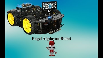 Engel Algılayıp | Engelden Kaçan Robot | Engelden Kaçan Araç