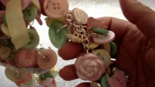 Celebrity SOLD- Chunky charm using lots and lots of buttons Profile