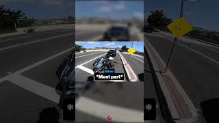 H2 Biker got pulled over due to plate problems #usa