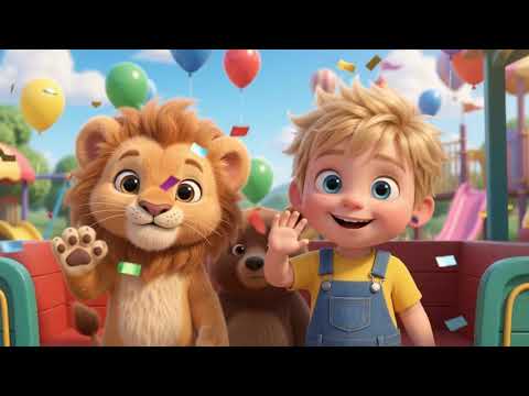 The Magic Train Ride 🚂  Animal Songs & Nursery Rhymes for Kids  LeoKidsTv