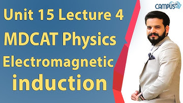 MDCAT Physics -  Unit 15, Electromagnetic induction Lecture Series - MDCAT Physics