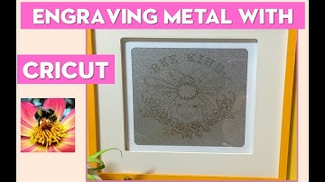 How To Use the Cricut Engrave Tool   | 🐝 Bee Kind Project