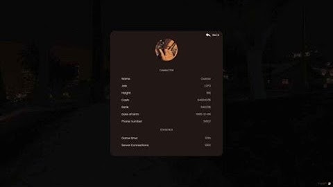 [ ESX ] fivem character menu : FiveM Scripting
