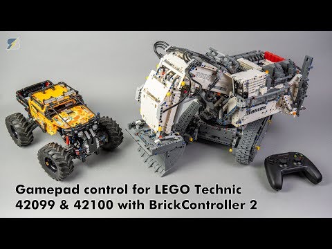 Gamepad control for LEGO Technic 42099 & 42100 with BrickController 2!