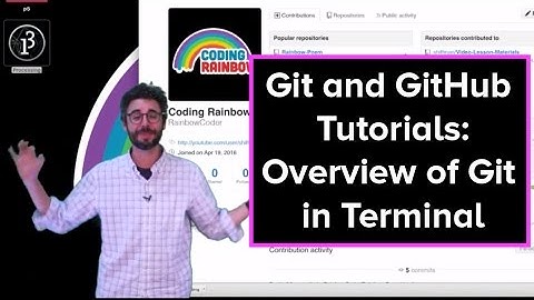 Coding Train Live 36: Git and GitHub Tutorials - Overview of Git in Terminal