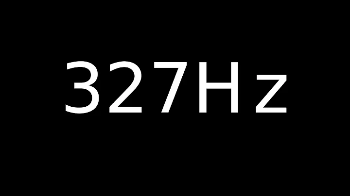 Speaker Sound Test 327Hz