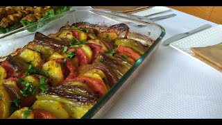 خضار في الفرن  Baked Veggies / Easy dinner recipe easyrecipes وصفات سهلة