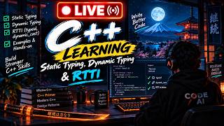 C++ LIVE: Static vs Dynamic Typing & RTTI — Finally Understand dynamic_cast