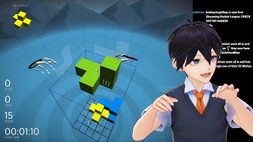 STUPIDBOY PLAYS 3D TETRIS | MOTION CAPTURE WITH LEAP MOTION | FRAGMENT 3D