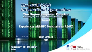 "Experiences with HPC Toolchains on A64FX" John Linford