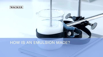 How is an Emulsion made?