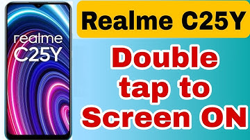 realme c25y double tap settings | double tap to screen on