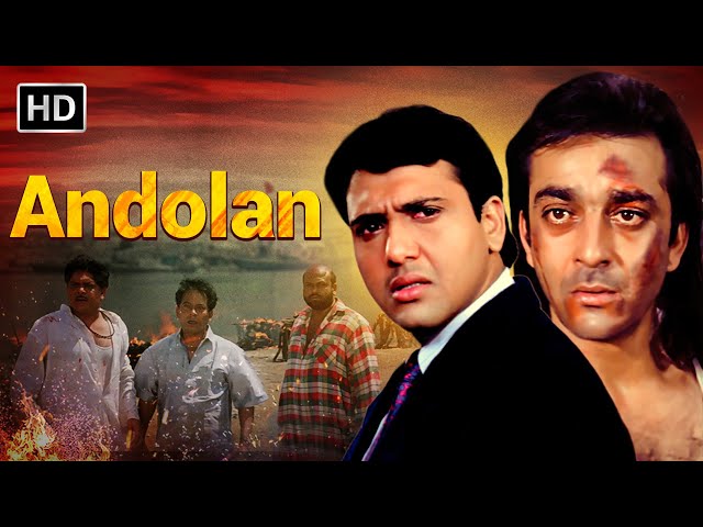 Andolan (1995) आंदोलन Full HD -  Sanjay Dutt, Govinda, Mamta Kulkarni - 90s Superhit Action Movie class=