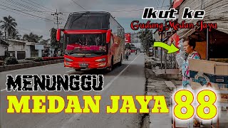 Hampir Saja Telatmedan Jaya 88 Tancap Gas Agar Penumpang Tidak Ketinggalan Bus Tujuan Stabat
