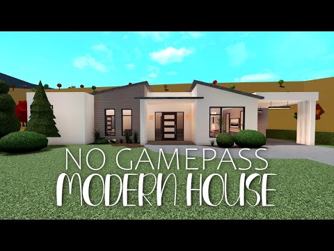 Modern House Speedbuild ║ No Gamepasses ║ Bloxburg