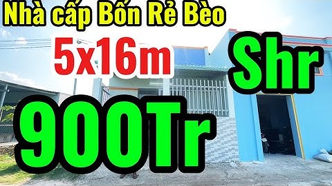 Nhà Cấp 4 Hiện Đại Sỗ Hồng Riêng DT: 5x16m Chỉ 900Tr Bình Chánh Giá Rẻ Bèo | Nhà Đất Thanh Tùng.