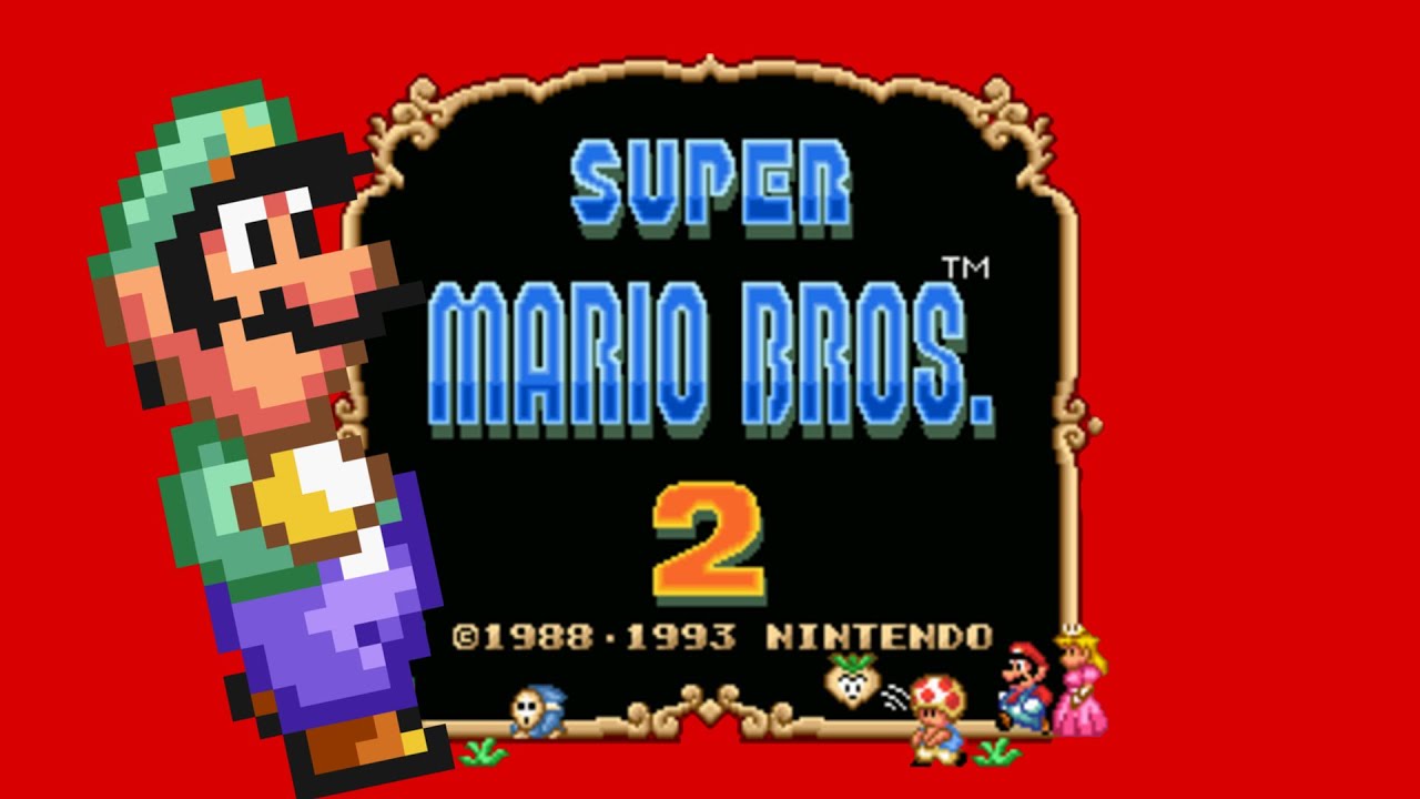 (2/4) Super Mario Bros. 2 (Luigi Playthrough)