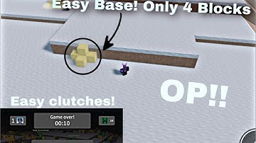 EASY 4 BLOCK BASE IN CREEPER CHAOS!