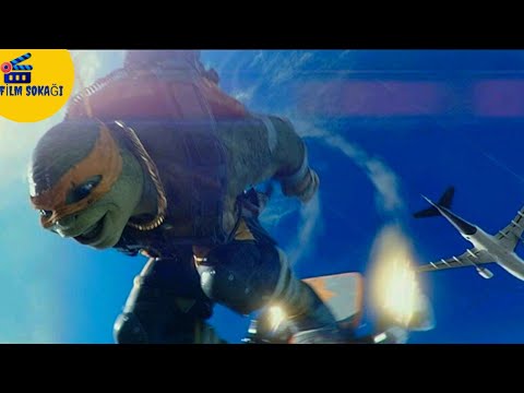 Ninja Kaplumbağalar: Gölgelerin İçinden | Uçaktan Uçağa Atlama | HD |