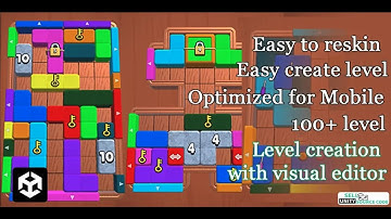 Color Block Jam 3D Unity- Wood Block unitysourcecode.in