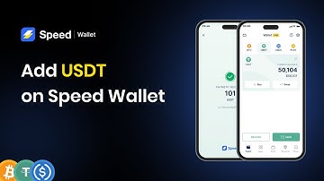 How to add USDT on Speed Wallet? | Speed Wallet Tutorial | #USDT #Bitcoin