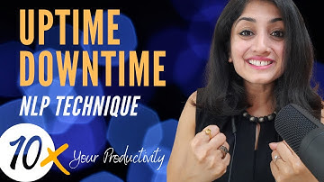 10X Your Productivity with NLP Technique- Uptime Downtime