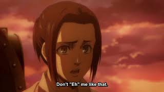 Eren Tells His Friends He Cares About Them