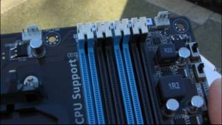 ASUS M4A89GTD PRO/USB3 AM3 890GX DDR3 SATA3 6.0Gb/s Crossfire Motherboard Unboxing & First Look