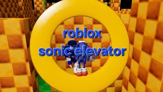 roblox sonic elevator rewrite new floor