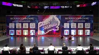 Cheerleading. Jazz.Чир спорт. ВРС 2019 ЧИР-ДЖАЗ-ДВОЙКА Оптима.