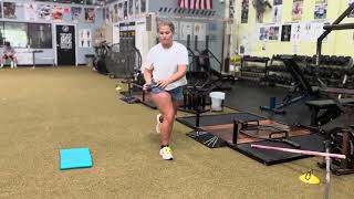 Reverse Lunge + Diagonal Chop