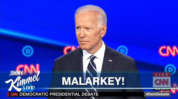 Jimmy Kimmel on Democratic Debate #2