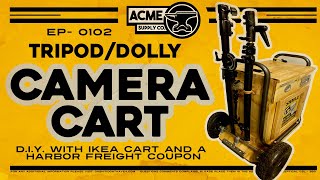 Tripod vs Dolly vs Boom arm? Will the Camera cart solve it all. DIY film making.