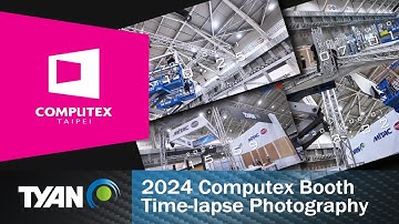2024 Computex MiTAC Computing Booth Timelapse.