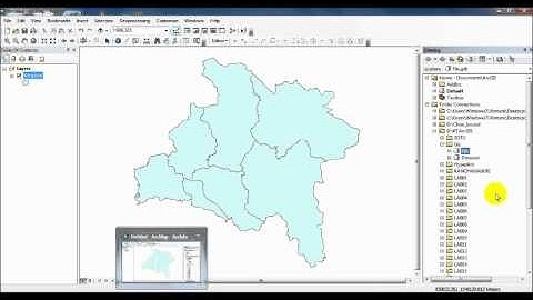 การสร้างGeodatabase,Feature Dataset,Feature Class,Shapefile