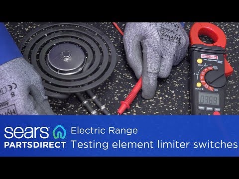 electric-range---testing-coil-surface-elements-with-limiter-switches