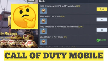 Kill 3 Enemies with RPG in MP Matches Call of Duty Mobile COD Mobile CODM