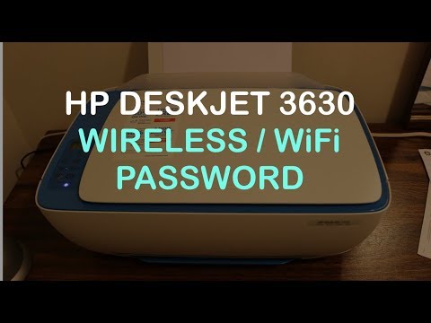 How To find WiFi Password of HP Deskjet 3630 All-In-One Printer review !!