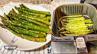 Air Fryer Herb Roasted Asparagus | Air Fryer Recipe | Air Fried Asparagus | #Ketofriendlyrecipes