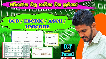 AL ICT Unit 03 - පරිගණකයේ භාවිතා වන කේත ක්‍රම - Computer Codes