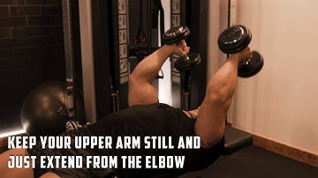 5   tricep extension superset db hammer curls