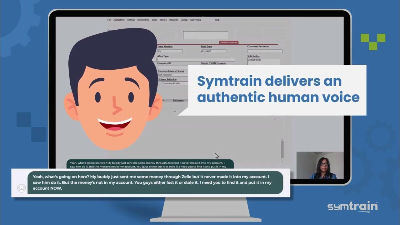 SymTrain Demo - Customer Support Use Case - Financial Services