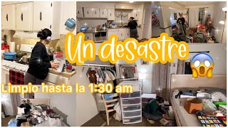 😱 Un Desastre 😱 Limpieza real de la Casa | limpio hasta la 1:30am | Motivación para Limpiar