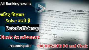 Data sufficiency| Easy solution 🔥🔥|like, share and subscribe| Reasoning skill|Bank,SSC, Railway