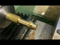 Weiler 120 cnc lathe running mach3 turn arc wizard on brass  watch in