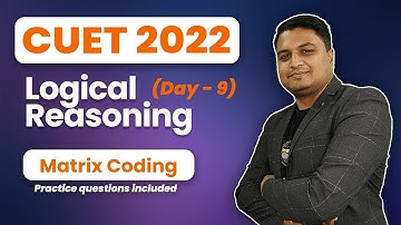 9. Matrix Coding - FREE Classes for CUCET, IPMAT, DUJAT, etc. | Journey with educaptain