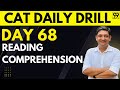Daily Free Tests and Live Workshops for CAT Exam | Day 68: Reading Comprehension